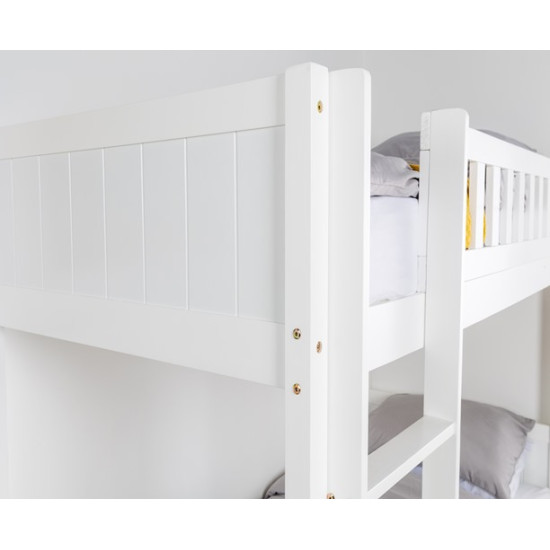 Lakewood Kids White Wooden Bunk Bed
