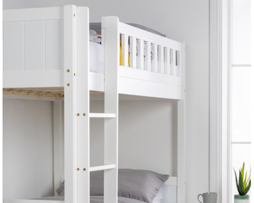 Lakewood Kids White Wooden Bunk Bed