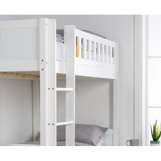 Lakewood Kids White Wooden Bunk Bed