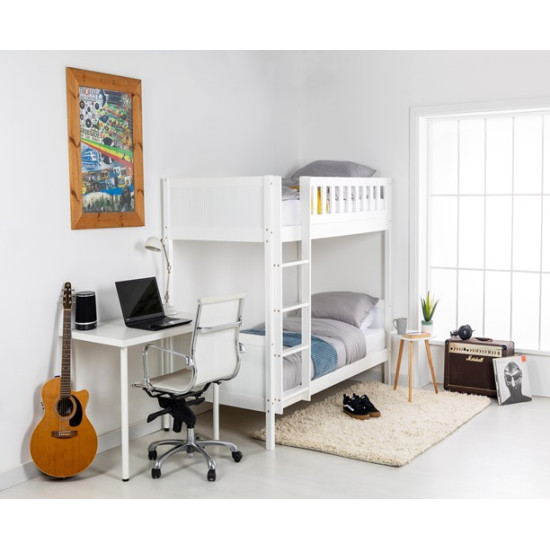 Lakewood Kids White Wooden Bunk Bed
