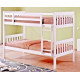 Lydia White Finished Bunk Bed with Guest Bed