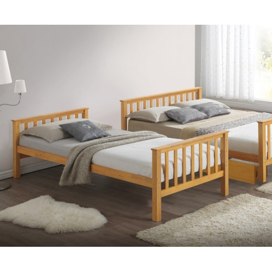 Maxi Beech Finished Hardwood Triple Sleeper Bunk Bed