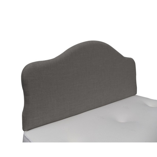 Dallas Modern  Fabric Curved Top and Sides Headboard  