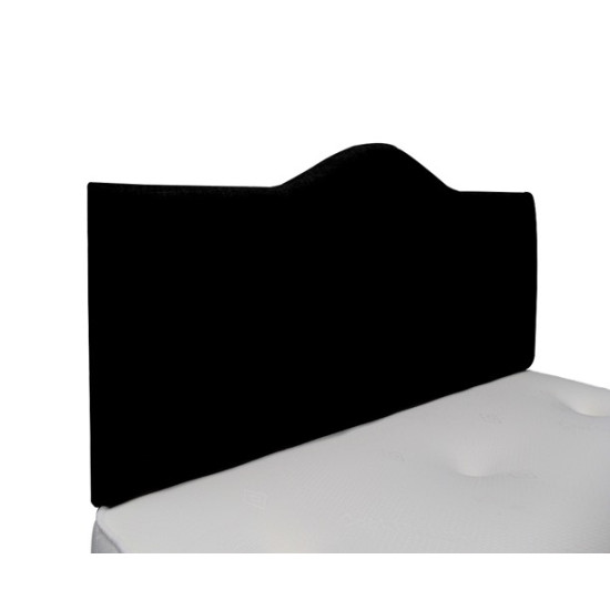 Savannah Curved Top Modern Fabric Headboard  