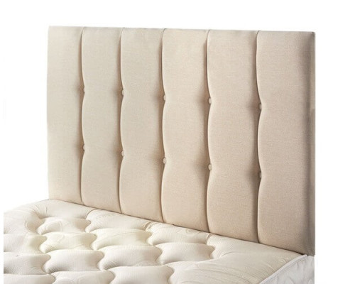 Summer Vertical Panelled Hand Tufted Floor Standing Headboard
