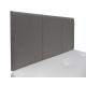 Texas Modern Vertical Panelled Fabric Headboard 