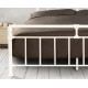 Nightingale Industrial White Scaffold Metal Bed Frame