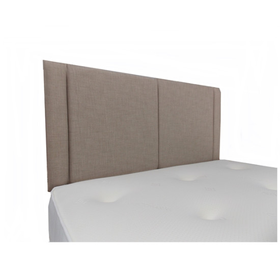 Robyn Modern Minimalistic Vertical Panelled Linen Headboard available in Other Colours
