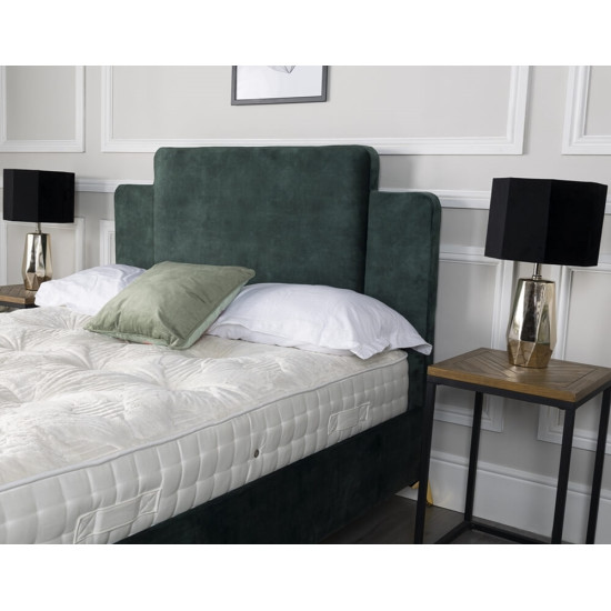 Ashburn Art Deco Upholstered Bed in Various Colours