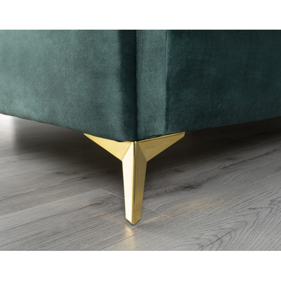 Ashburn Art Deco Upholstered Bed in Various Colours