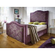 Sovereign Purple Floral Fabric Bespoke Bed Frame